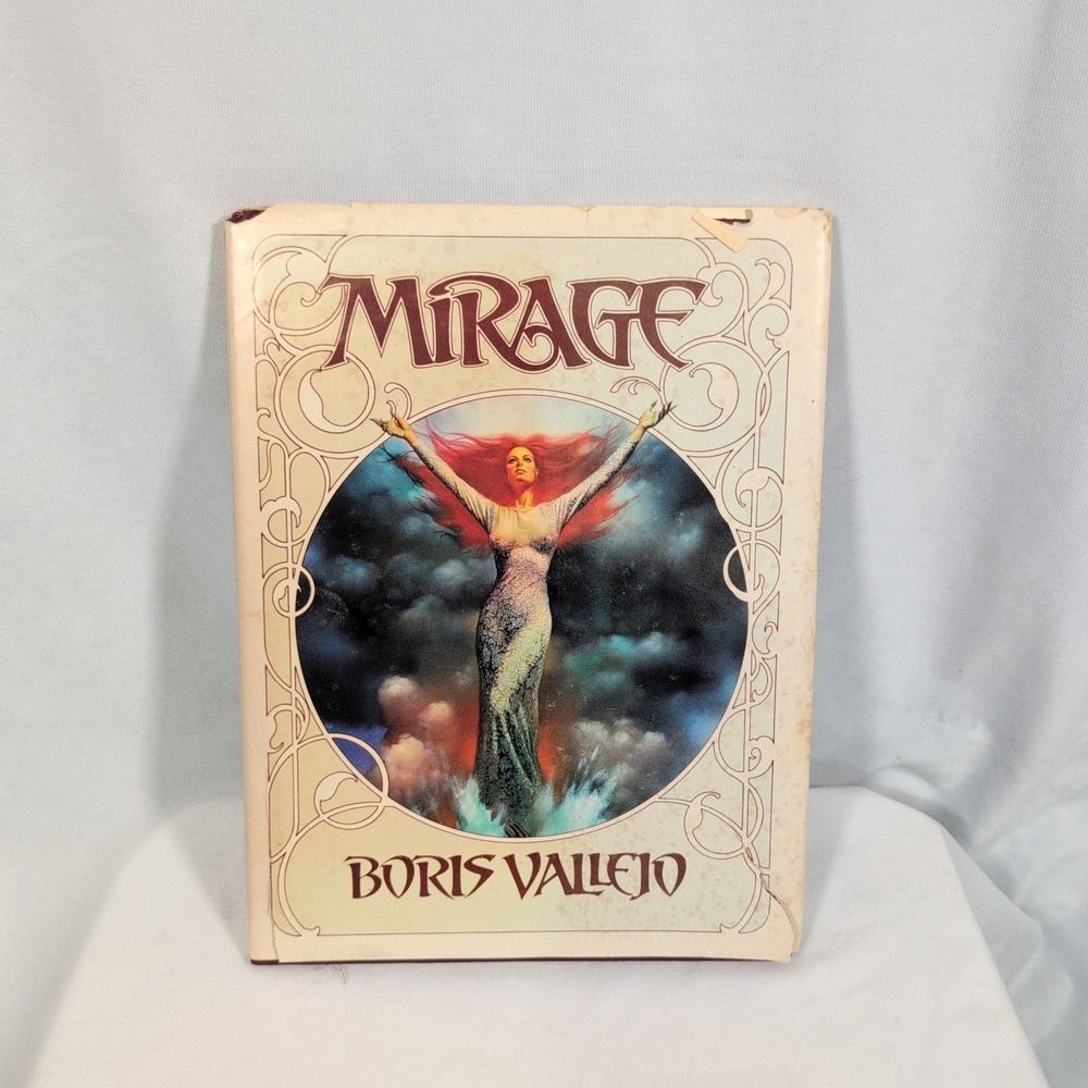 Mirage (1982) Boris Vallejo Erotic Fantasy Art, Hardcover With Dust Jacket